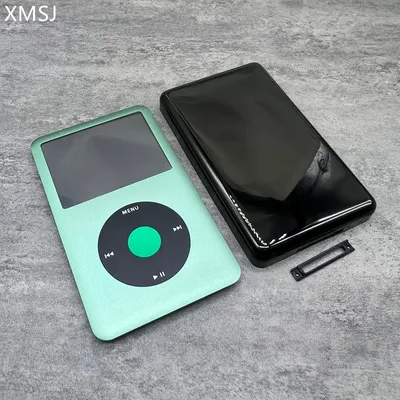 light gree front faceplate black back case housing click wheel center button bezel for iPod 6th 7th