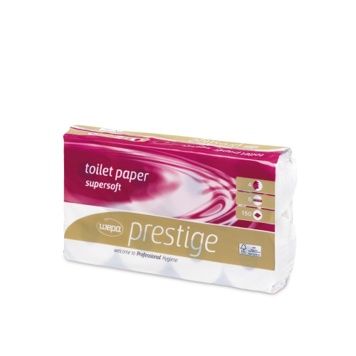 Ragaller GmbH & Co. Betriebs KG 72 Rollen Toilettenpapier WEPA Prestige Supersoft 4-lagig hochweiß 150Blatt Image
