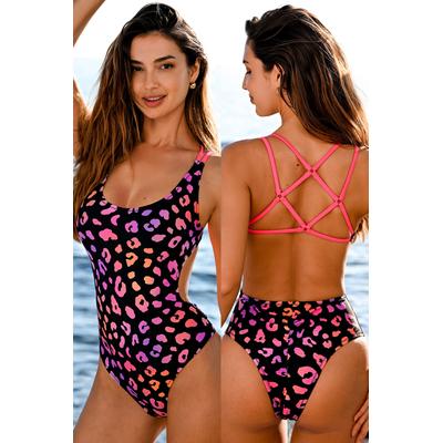 Primal Instincts Animal Print Monokini One-Piece Swimsuit
