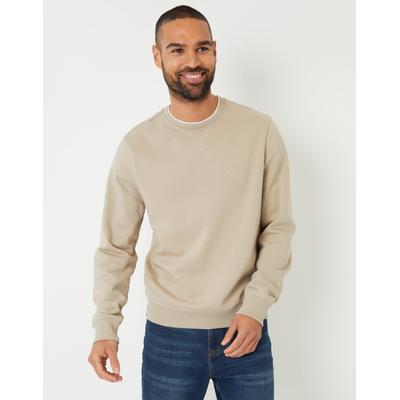 Stone Mock T-Shirt Crew Neck Sweatshirt