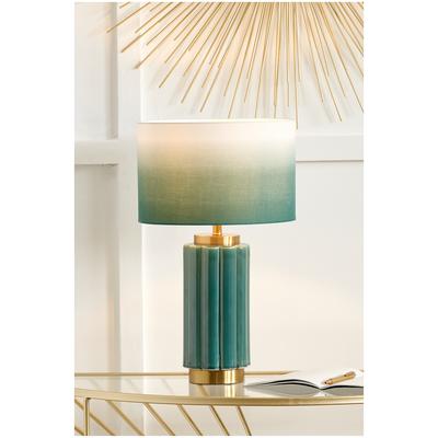 Leighton Scalloped Ceramic Table Lamp