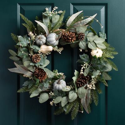 65cm Artificial Premium Pumpkin Wreath