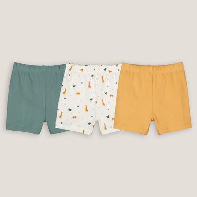 Pack of 3 Shorts in Cotton