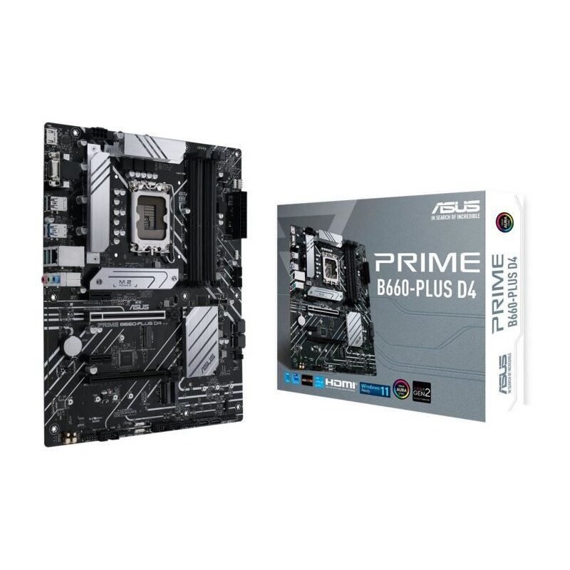 ASUS PRIME B660-PLUS D4 Gaming Mainboard Sockel Intel LGA 1700 Image