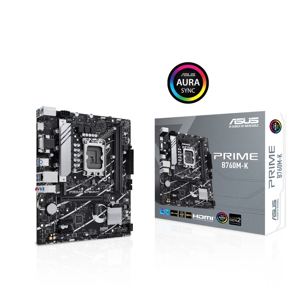 ASUS PRIME B760M-K Gaming Mainboard Sockel Intel LGA 1700 Image