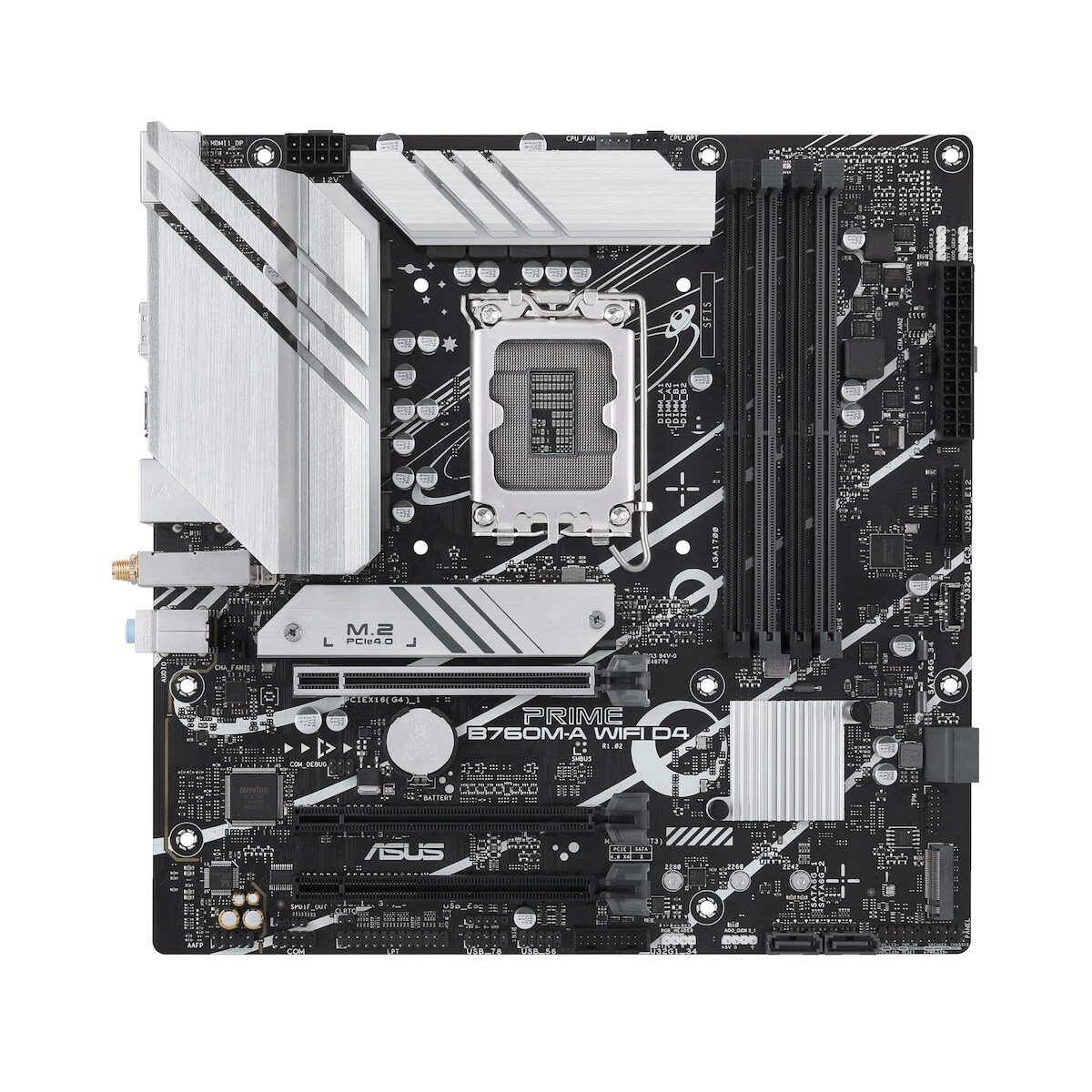 ASUS PRIME B760M-A WIFI D4 Gaming Mainboard Sockel Intel LGA 1700 Image