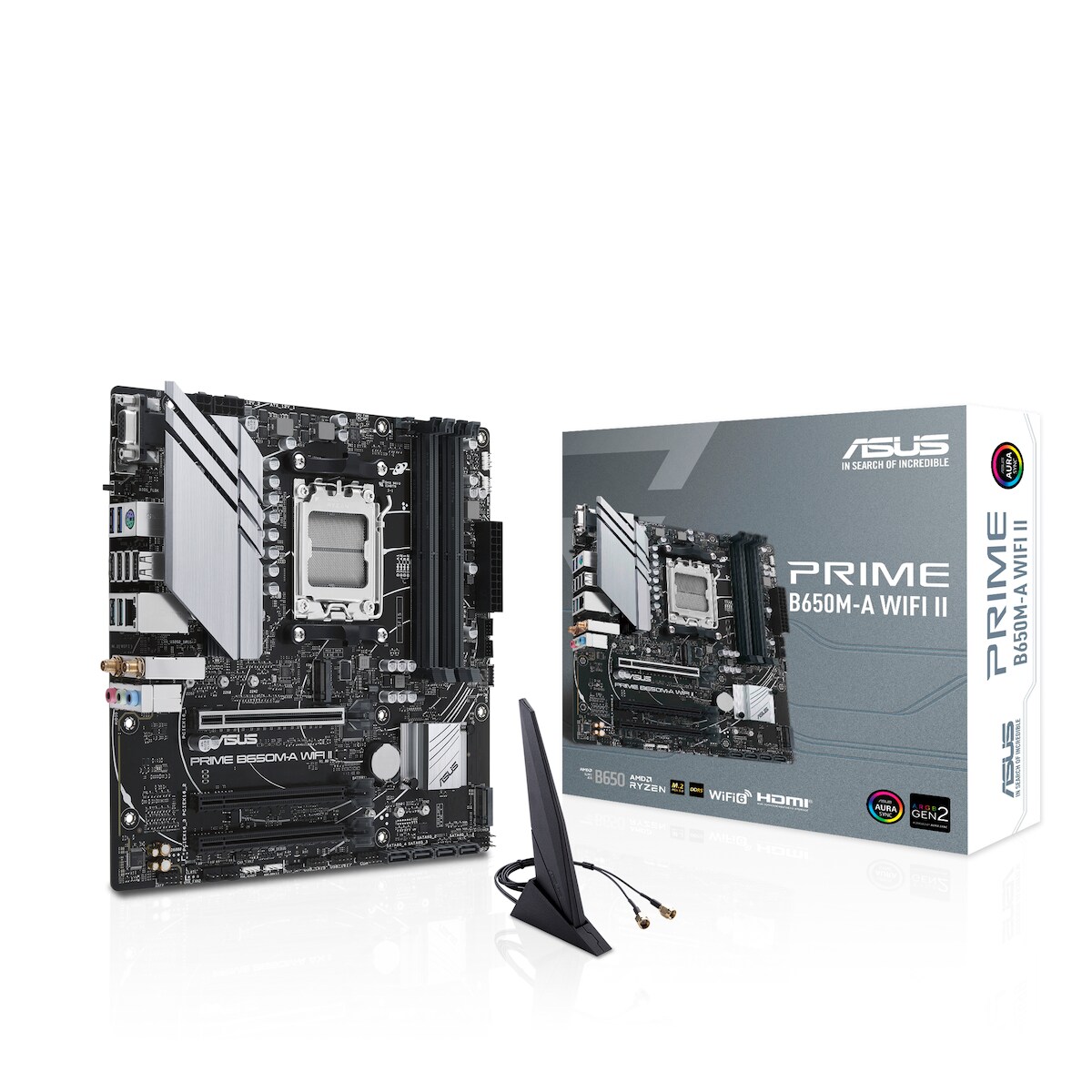 ASUS PRIME B650M-A WIFI II Gaming Mainboard Sockel AMD AM5 Image