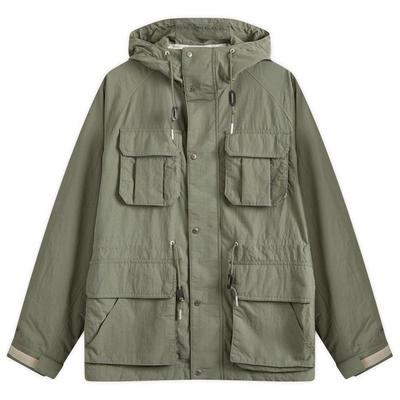 Pocket Mountain Parka Jacket - Green - Uniform Bridge Jackets