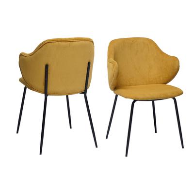 SalesFever »Thea« Armlehnstuhl 2er-Set gold 54x83x55 cm Image