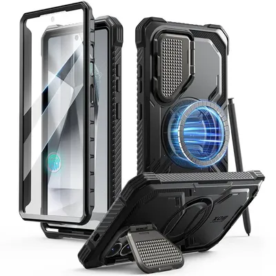 For Samsung Galaxy S25 Ultra Case (2025 Release) 6.9" I-BLASON Armorbox Full-Body Rugged Case with Built-in Screen Protector