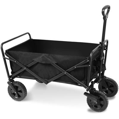 SWANEW Bollerwagen faltbar Transportkarre Gerätewagen Handwagen Faltwagen mit Bremsen mit Image