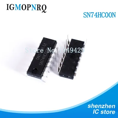 10 Stück sn74hc00n dip 74 hc00 dip-14 sn74hc02n sn74hc04n sn74hc05n sn74hc08n sn74hc10n 74 hc02 74 Image