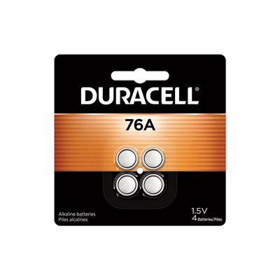 Duracell Specialty Alkaline Batteries, 76A, 1.5 V, 4/Pack (DURPX76A675B4PK) Pack of 4 Duracell® Specialty Batteries