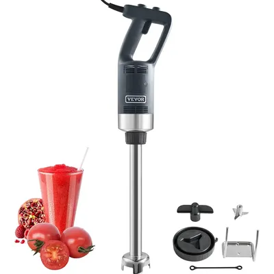 Commercial Immersion Blender, 750W 16" Heavy Duty Hand Mixer, Variable Speed Kitchen Stick Mixer with 304 Stainless Steel Blade