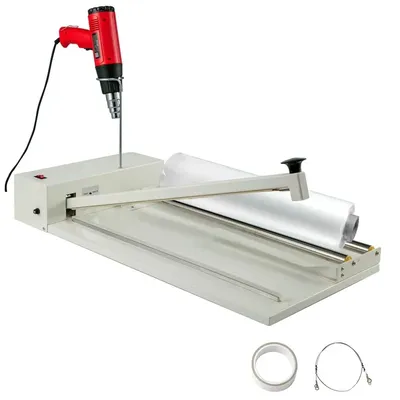24" I-Bar Shrink Wrap Machine, 800W Shrink Wrap Sealer with Heat Gun