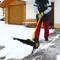 29" Blade Rolling Snow Shovel Rolling Pusher ,height adjustable handle,snow shovel with wheels,