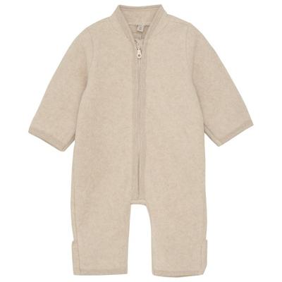 Huttelihut - Kid's Pram Suit Cotton Fleece - Overall Gr 68 beige
