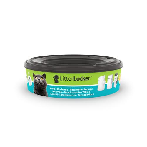 Zubehör für LitterLocker® Genie Katzenstreu-Entsorgungseimer, grau, Nachfüllkassette Katze