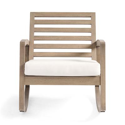 Cassian Outdoor Outdoor Rocking Chair - Natural - Grandin Road