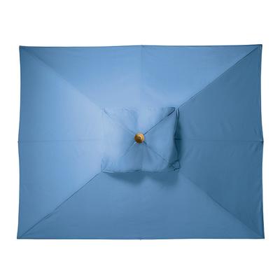 Replacement Canopy for 8' x 10' Rectangular Market Umbrella - Resort Stripe Indigo - Frontgate