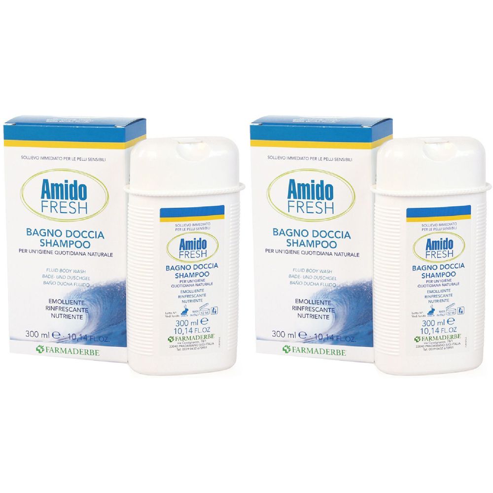 Amido Fresh Bagno Doccia Shampoo 300 Ml 2x300 ml Gel doccia