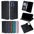 Per Moto G75 Custodia in pelle Flip Custodia a portafoglio magnetica da lavoro per Motorola G35 G45 G55 G75 G85 G15 G05 Moto G 5G 2025 Copertina del libro
