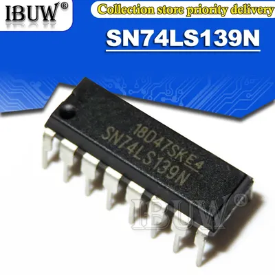 10 Stück sn74ls139n dip16 sn74ls139 74 ls139n 74 ls139 dip integriert ic Image