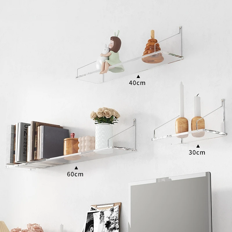 Transparentes Acryl Wandre gal zur Aufbewahrung von Spielzeug büchern Kunstwerke Anime Puppen Foto rahmen dekorative Wandre gale Image