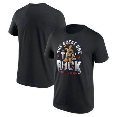 WWE The Rock The Great One T-Shirt - Schwarz - Herren Image