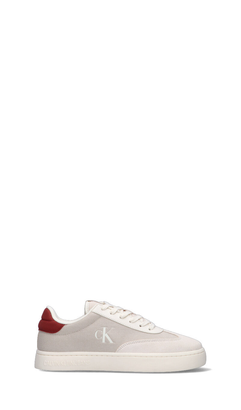 CALVIN KLEIN JEANS Sneaker uomo bianca/rossa