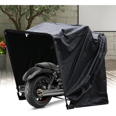 Motorrad Zelt Motorrad Garage Faltgarage Quad Garage Heavy Duty Motorradabdeckung 600D Polyester Image