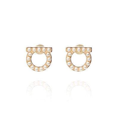 Gancini Earrings - Metallic - Ferragamo Earrings