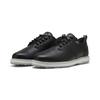 Golfschuh PUMA "Avant 2 Golfschuhe Damen", Gr. 40, schwarz ash gray team light blau, Obermaterial: Textil, Synthetik, Kuhleder; Futter: Textil, Synthetik; Innensohle: Textil; Laufsohle: Gummi, Schuhe
