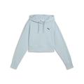Hoodie PUMA "PREMIUM ESS Relaxed Fit Hoodie mit Grafik Damen", Damen, Gr. XL, modern mint grün, Obermaterial: 100% Baumwolle; Kapuzenfutter: 100% Baumwolle; Ärmelbund: 4% Elasthan, 96% Baumwolle; Oberer Bund: 96% Baumwolle, 4% Elasthan, relaxed fit,...