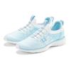 Sneaker LASCANA, Damen, Gr. 41, blau (hellblau), Obermaterial: 100% Textilmaterial. Futter: 100% Textilmaterial. Decksohle: 100% Textilmaterial. Laufsohle: 100% Synthetik, unifarben mit Farbeinsatz, sportlich, Schuhe Slip-on-Sneaker, Slipper,...