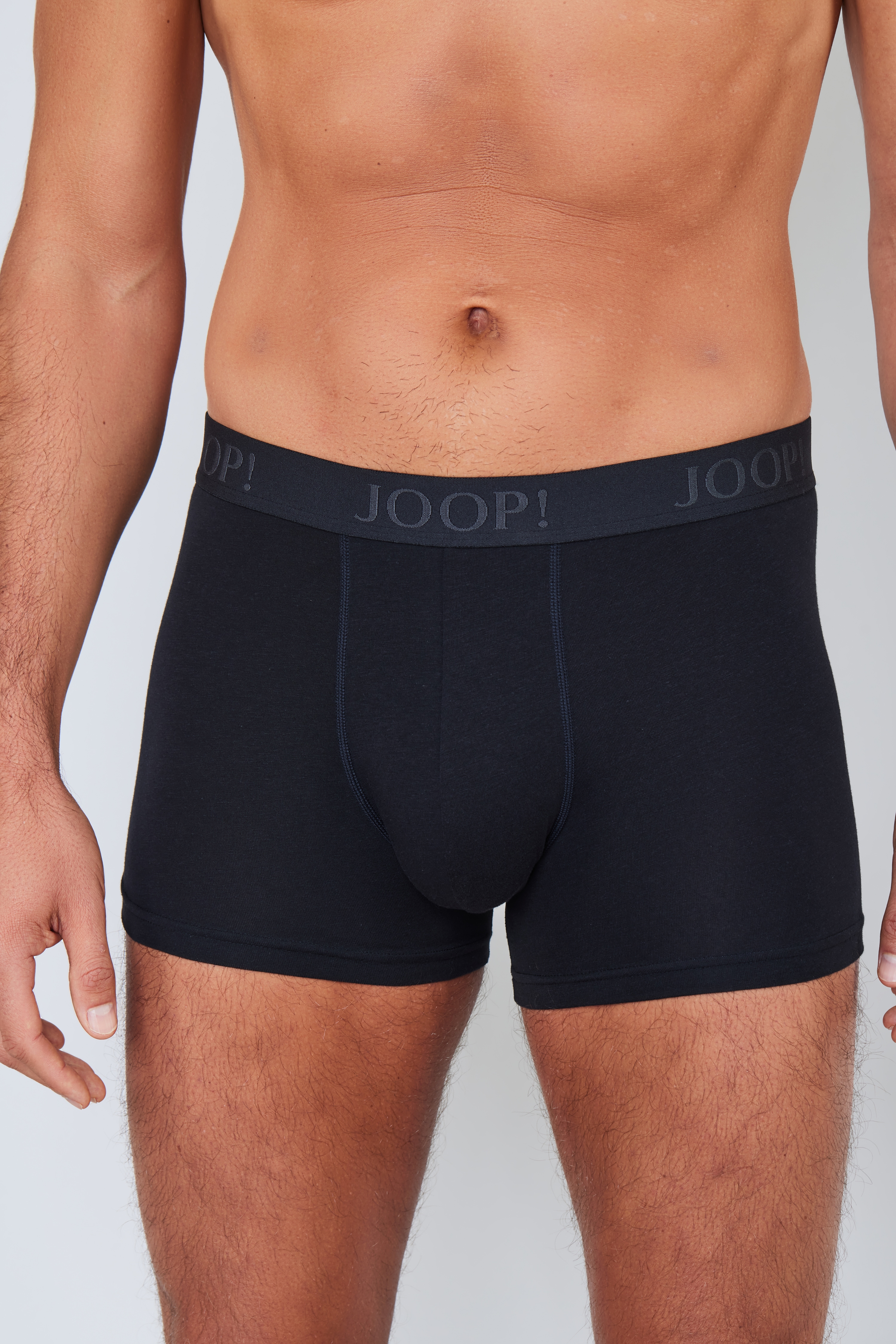 Boxershorts JOOP "Everyday", Herren, Gr. XL, schwarz, Obermaterial: 95% Baumwolle, 5% Elasthan, unifarben, körpernah, Unterhosen, mit strapazierfähigen Nähten für Beständigkeit Image