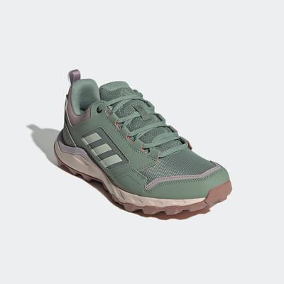 Trailrunningschuh ADIDAS TERREX "TRACEROCKER 2.0 TRAILRUNNING", Gr. 38, silber grün, linen grün, warm clay, Synthetik, Textil, sportlich, Schuhe Image
