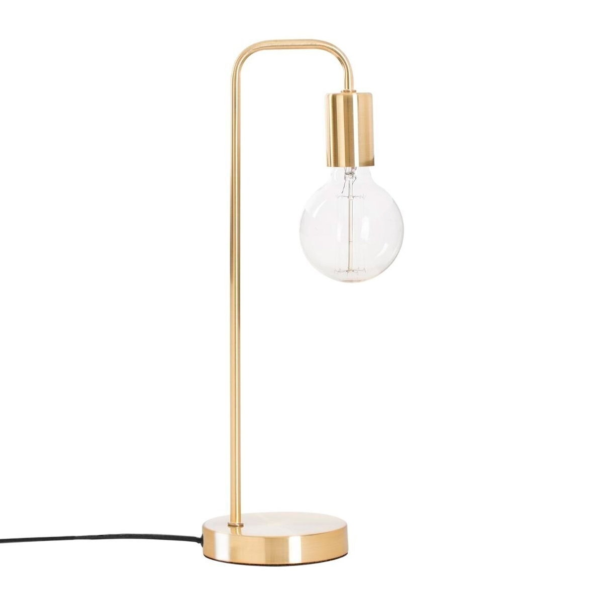 WellHome - Retro Tischlampe 45 cm Gold E27 Fassungsvermögen Image