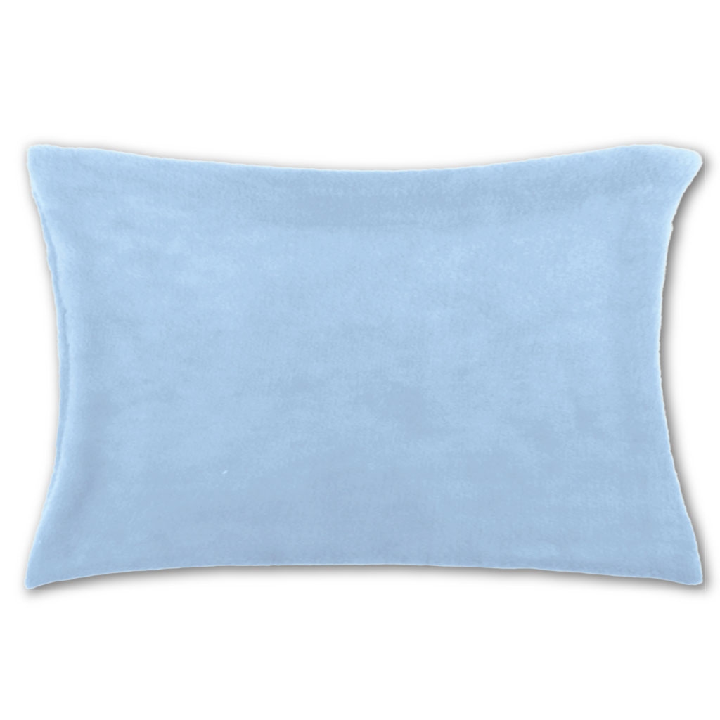 Bestlivings Kissenhülle "Kuschel" ca. 40x60cm hellblau - babyblau mit Füllung Image