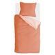 Bestlivings Bettwäsche-Set (135x200cm) Side Way Terracotta/White