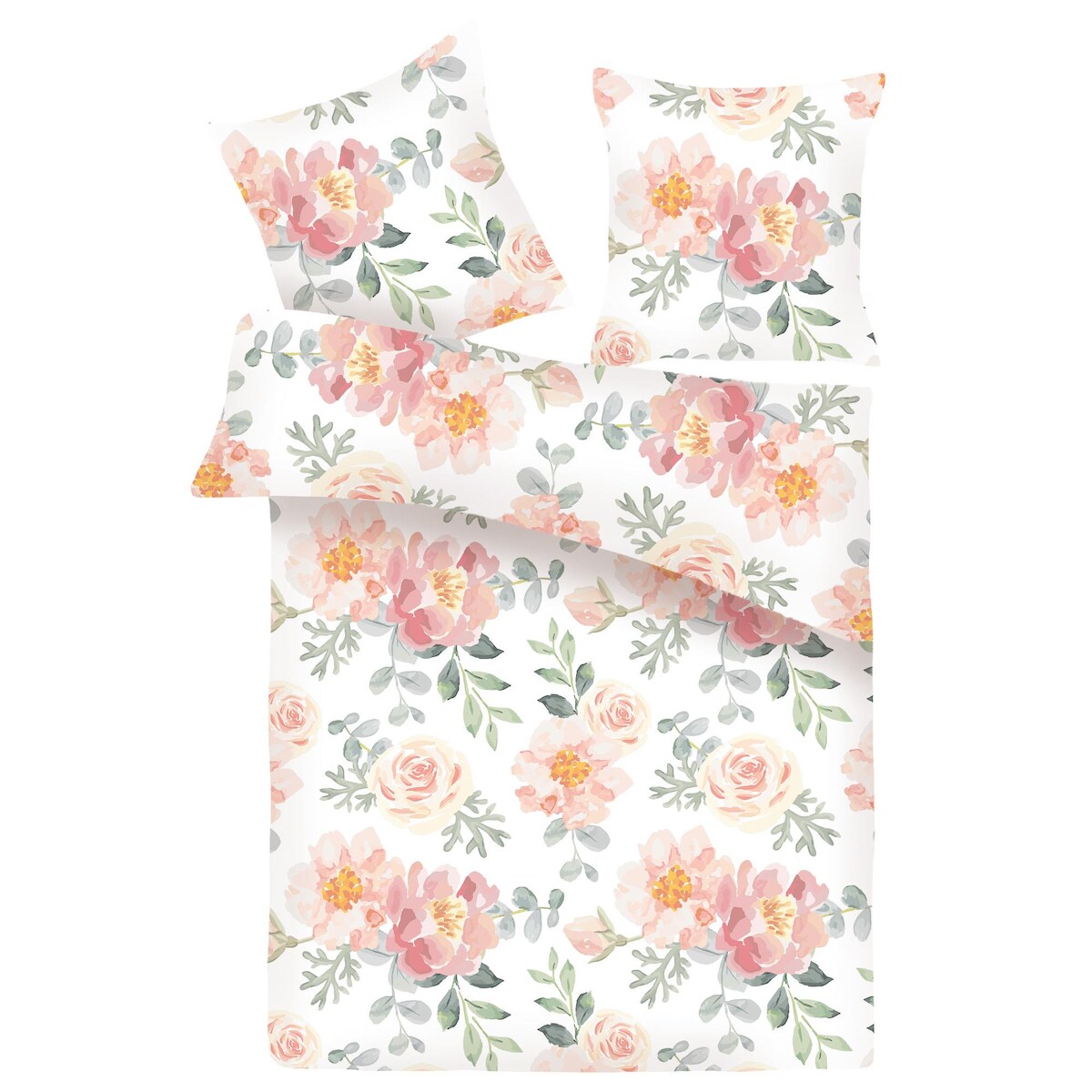 Bestlivings Bettwäsche Renforce 80x80cm / 135x200cm Rosina Weiß Image