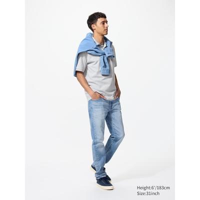 Uniqlo - Slim Fit Jeans - Blue - 35inch