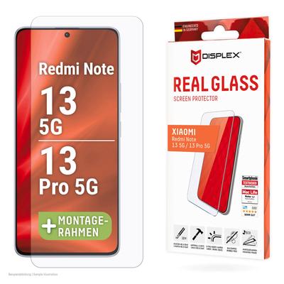 DISPLEX Displayschutzglas "Real Glass", transparent, B:9,30cm H:1,30cm T:20,50mm, Displayfolien, Bildschirmschutz, Displayschutzfolie,Einfach anbringen,kratz-&stoßfest Image