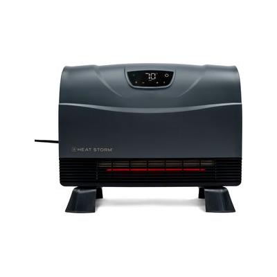 Heat Storm Phoenix 1500-Watt Infrared Floor-to-Wall Space Heater, Gray