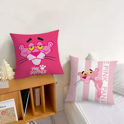 Mode Cartoon Die P-Rosa Nette Wohnzimmer Kopfteil Büro Kissen Schlafzimmer P-Pantheres Kissen Sofa Nickerchen Zeit Kissen fall Image
