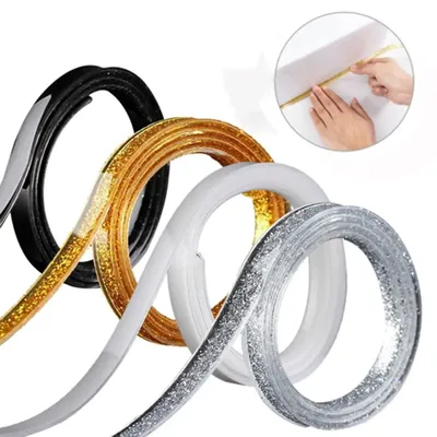 6m PVC Keramik fliesen Nahtband Mode selbst klebende Naht Aufkleber Bad wasserdicht Mehltau Proof Image
