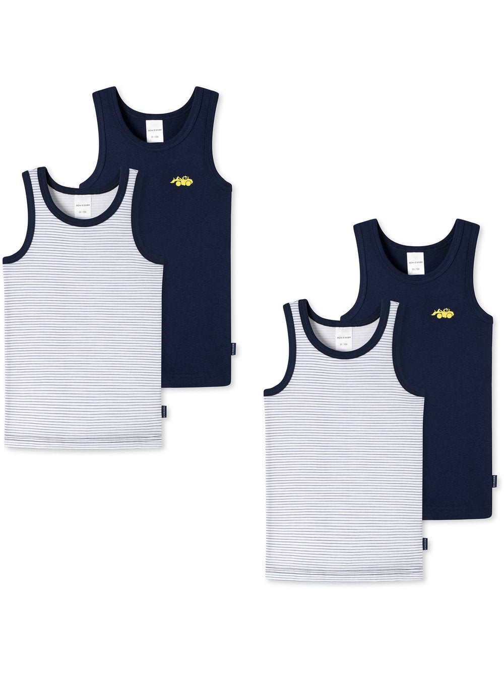 Schiesser Unterhemd Jungen weiß, 140 Image