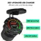 18w usb pd auto ladegerät auto modifikation zubehör wasserdichte steckdose mit led voltmeter schalter für autos motorräder boote