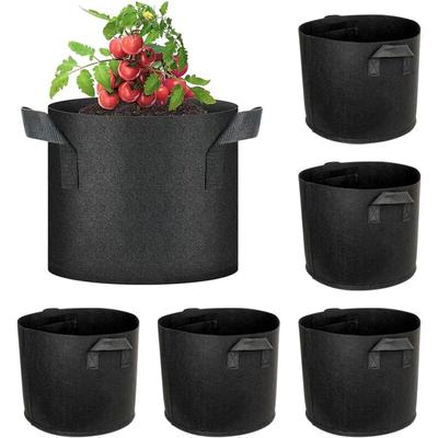 Tigrezy - Pflanzbeutel, 6er-Set, 30 l, Vlies-Pflanzbeutel für Töpfe für Tomaten, Erdbeeren, Image