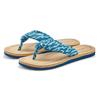 Badezehentrenner ELBSAND, Damen, Gr. 36, blau (petrol), Obermaterial: 100% Textilmaterial. Futter: 100% Textilmaterial. Decksohle: 100% Synthetik. Laufsohle: 100% Synthetik, gemustert, casual, Schuhe, Sandale, Pantolette, Badeschuh ultraleicht VEGAN